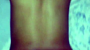 Petite Latina's juicy ass workout ends in creamy moans
