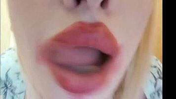 sweet blonde teen elzakom hides bimbo toys in lingerie cage surprise