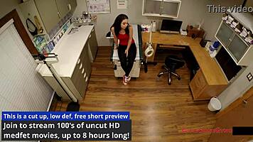 lenna lux gets gaping gyno exam spied on hidden cam by doctor