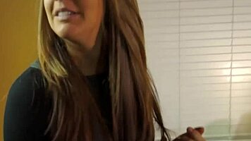 blue eyed autum chokes cock sloppy to get pounded um wet puss