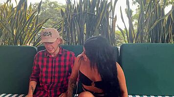Molly smith convinces horny couple for wet threesome squirting