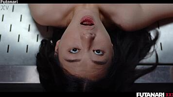 Trans Woman Pounds Asian Beauty with Shemale Cumshots and Creampie