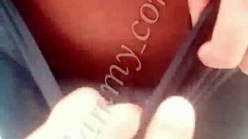 mexican crossdresser heats boyfriend in see-through leggings shopping