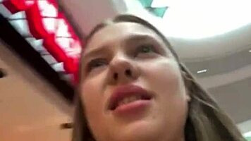jucielussie crams toys in fat ass outdoors public shopping