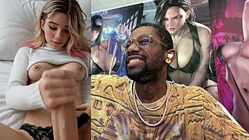 i feel so horny as cute trans spider gwen cosplay girl cums hard on herself pre-cumming everywhere