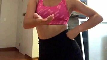sexy teen ass shakes in tight shorts