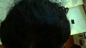 bbw moans taking entire cock deep in mouth on cam