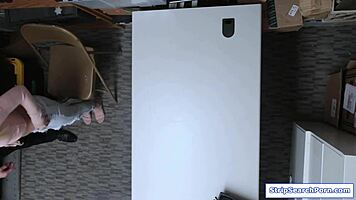 store officer rips clothes fucks petite shoplifter hard!