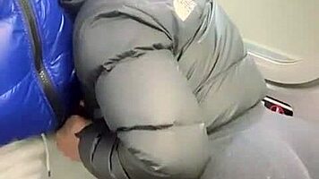 bold public train suck on 11 inch monster bbc to extreme orgasm
