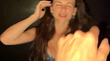 club pickup leads to steamy bathroom hookup