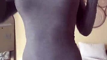 Mature Woman Flaunts Her Massive Natural Tits