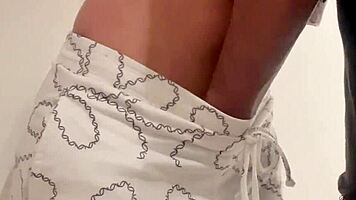 18-Year-Old Skinny Teen POUNDED RAW in Bathroom by Black Stud