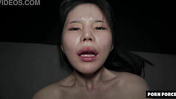 Japanese college teen begs for rough gangbang with big cocks moaning