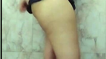 Girlfriend craves intense dick pounding in steamy bathroom encounter