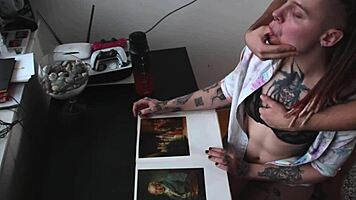 Rough Table Fuck Destroys Tight Pussy Mercilessly