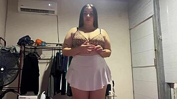 BBW babe's huge tits and ass jiggle while I pound her hard