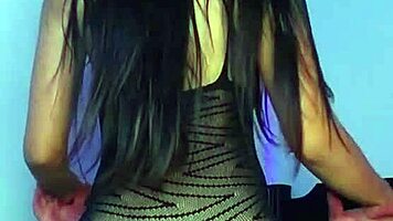 Curvy Latina Bent Over Doggystyle Takes Raw Bareback Pussy Pounding Party Style