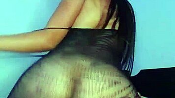 Curvy Latina Bent Over Doggystyle Takes Raw Bareback Pussy Pounding Party Style