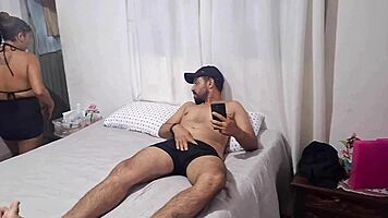 brazilian latina teen takes massive bbc facial cumshot after deepthroat riding
