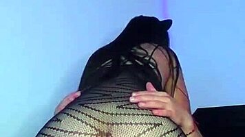 Curvy Latina Bent Over Doggystyle Takes Raw Bareback Pussy Pounding Party Style