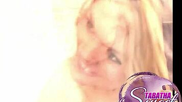 tabatha's wet pussy shave and tit rub ecstasy