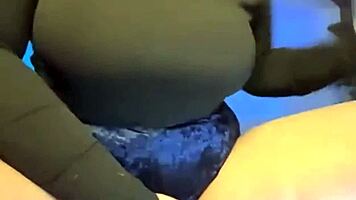 she fingers her pussy till squirting everywhere close-up