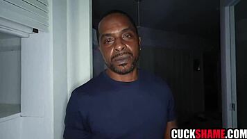 cuckold husband watches wife take bbc vacation fuck