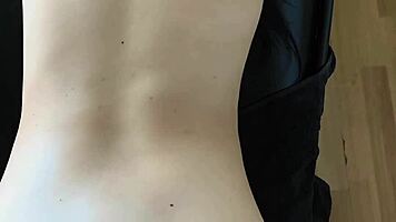 petite cutie orgasms hard during intense anal sex with small tits bouncing