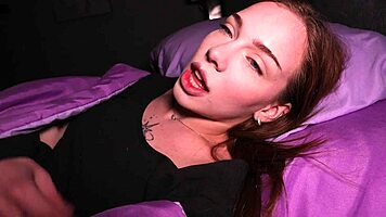 sharing tight bed leads to creampie pounding with skinny neighbor venus vixen