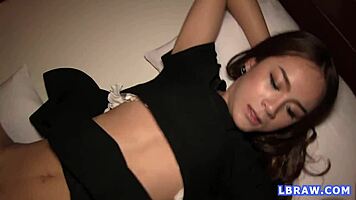narnar the thai ladyboy endures intense bareback anal pounding pov