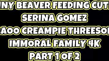 Serina Gomez's Tight Teen Pussy Stuffed Hard After Teasing