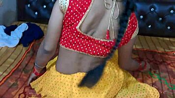 Desi Wife Sucks Cock Then Takes Hard Pussy Pounding!