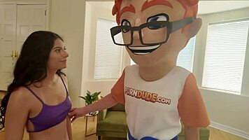 Angel Gostosa Rides Monster Cock Reverse Cowgirl Cumshot