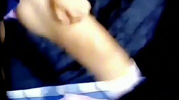 mexican uniform babe sucks and fucks hard till massive cumshot on clothes