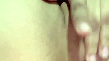 tender petite teen fucks tight pussy craving monster cock!