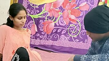 wild desi babe 😈 begs rough bbc pounding & creampie finish 💦