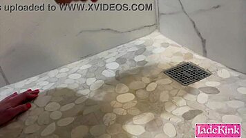 Hey daddy you peed on me now watch me drink it from the floor dripping wet!