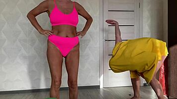 milf explodes in squirting orgasm from ripped clothes fuck