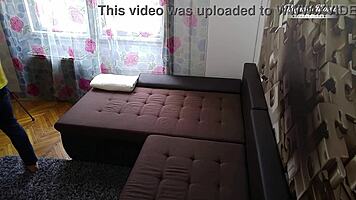 behind scenes slutty nina heels massage turns to fuck