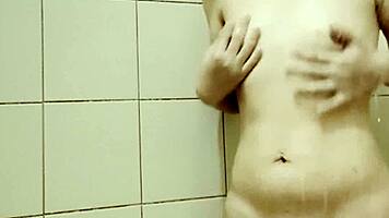 Petite pinay filipina whore fingers hairy pussy shower orgasm frenzy!