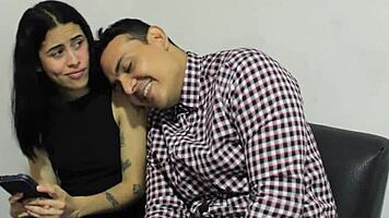 Hey nerdy student, pump that creampie deep into my tight mexican pussy in class