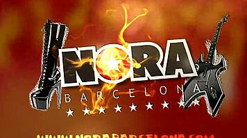 nora barcelona dazzles as erotic showgirl dancer