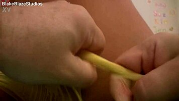 Jenny Welch's Pantyhose Ripped in Tight POV Lapdance