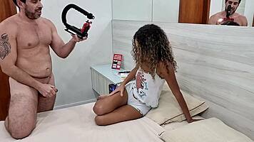 backstage with young karina mello in full anal scene