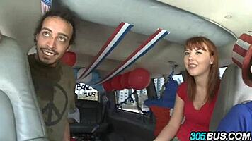 Redhead Babe Fucks Outdoors