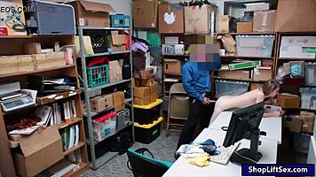 Shoplifter pounded by officer