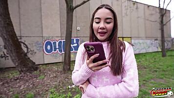 German Scout Picks Up Half Asia Latina Allison Sweet For Hard Casting