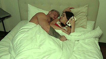 Casual Brunette Roommate Sucks And Rides Hard First Night