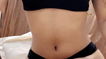 Bold Petite Girl Squirts Hard With New Toy