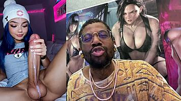 34g tits bounce on madison blaze riding monster
